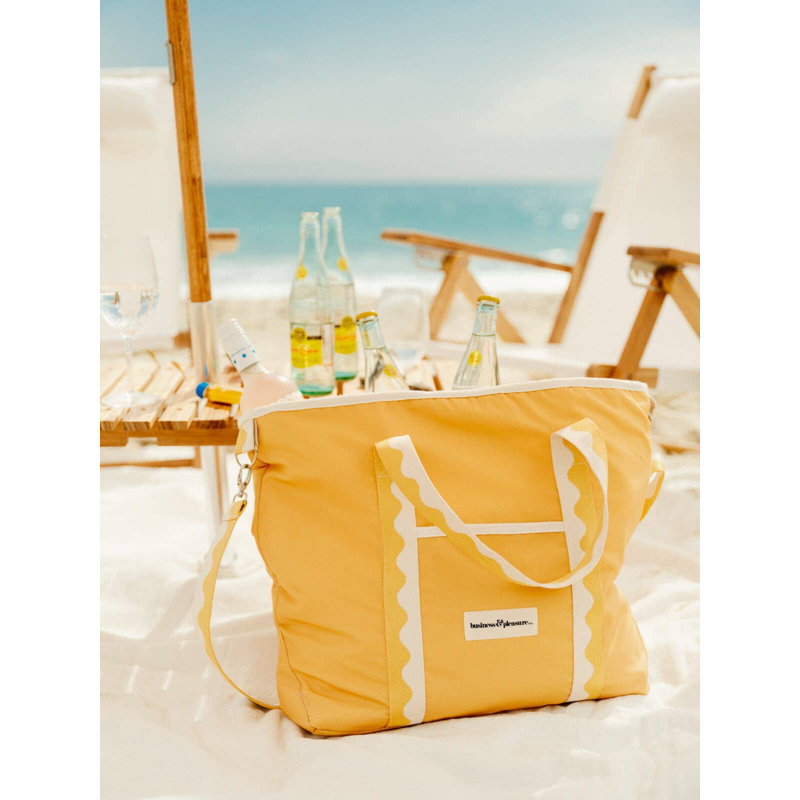 Le sac fourre-tout The Cooler, Jaune / Blanc
