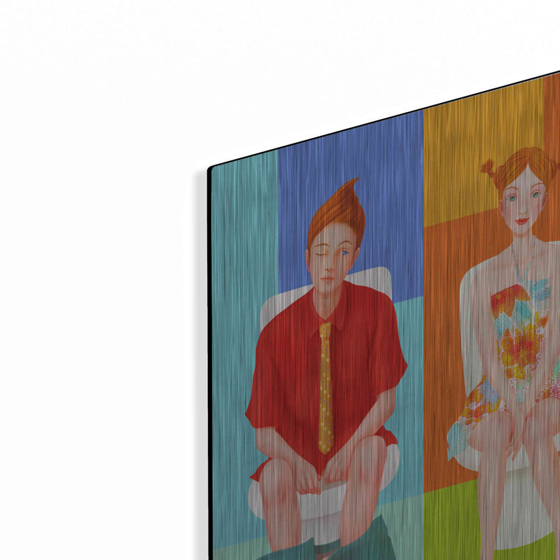 «Boy Meets Girl» par Sai Tamiya, H 16 po x l 12 po