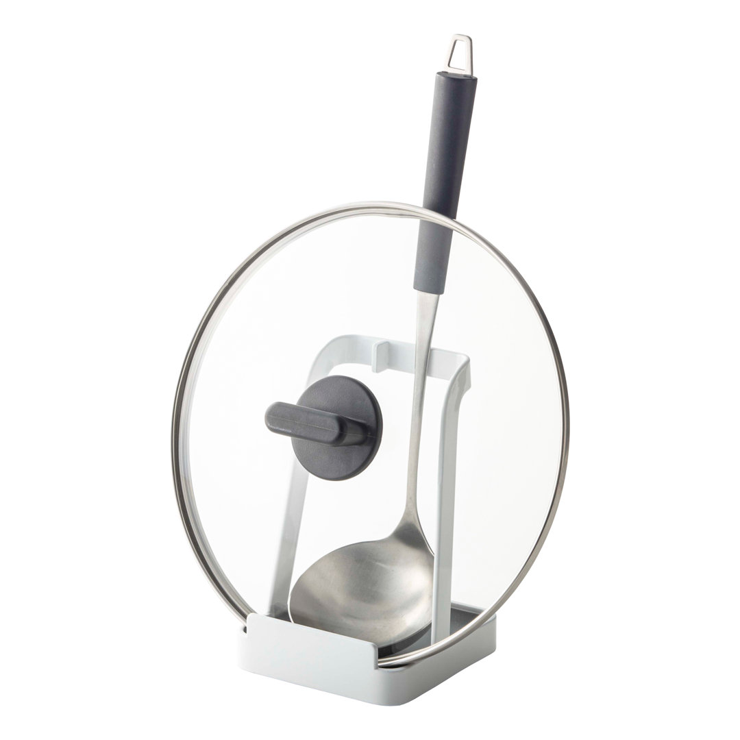 Tower Yamazaki Home Ladle Holder, Lid Stand For Utensils In Kitchen, Steel, Water Resistant Yamazaki Home 