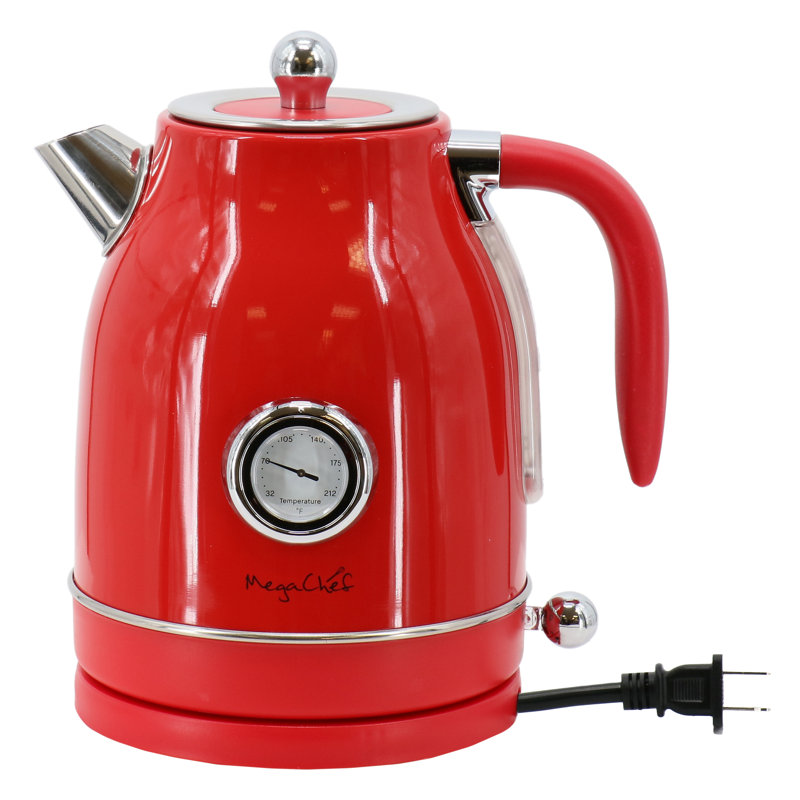 MegaChef MC-BTBK 1.7 Quarts Electric Tea Kettle
