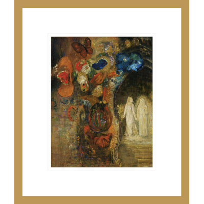 Apparition par Odilon Redon - Impression Giclée sur cadre