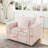 Pink Bedroom - Modular & Chic. Soft , Detachable Cushions. Space Saving Design 44.9" Construction, Comfortable Fabric. Add Style To Your-867991997