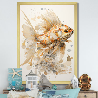 " Golden Fish Elegance "