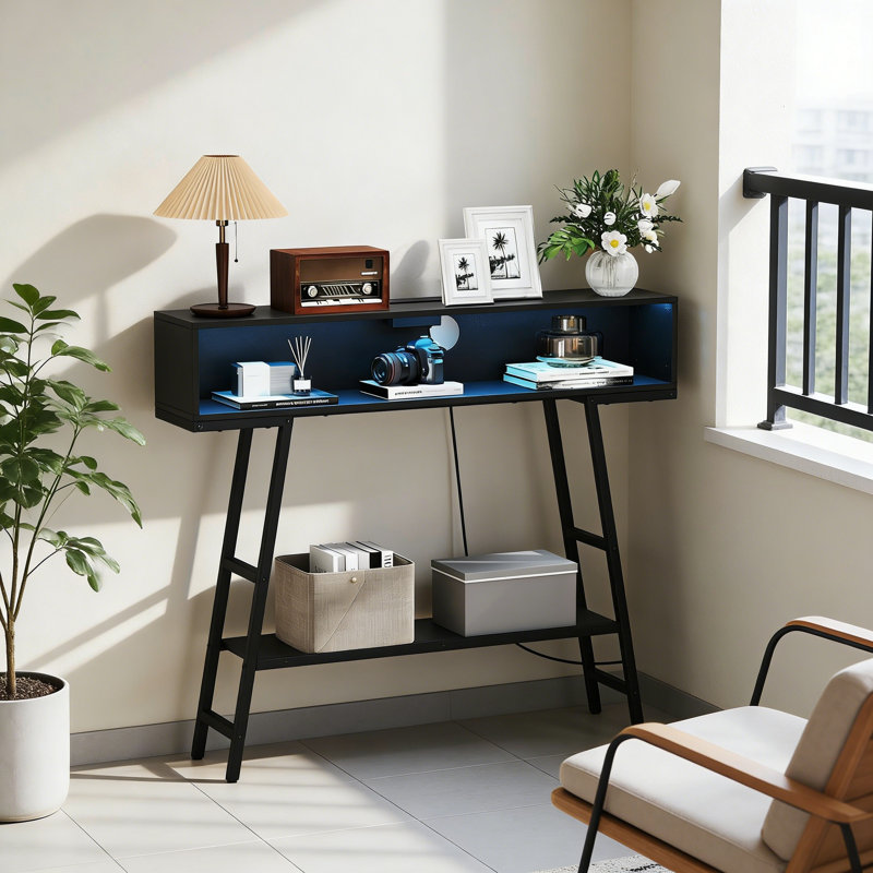 100cm Console Table, Black