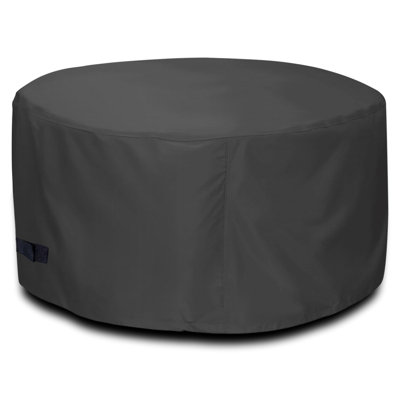 Quickflame Round Fire Pit Cover ( Available in 36 and 38 inch sizes ), Black