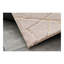 Tapis doré doré à motif géométrique luxueux et lavable à la machine Luxury-1136136266