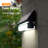 Aluminum 5-Watt Solar Powered Dusk to Dawn Floor Light with Motion Sensor