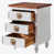 Blanc antique; noyer