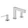 hansgrohe Finoris Widespread Faucet 110 with Pop-up Drain, 1.2 GPM