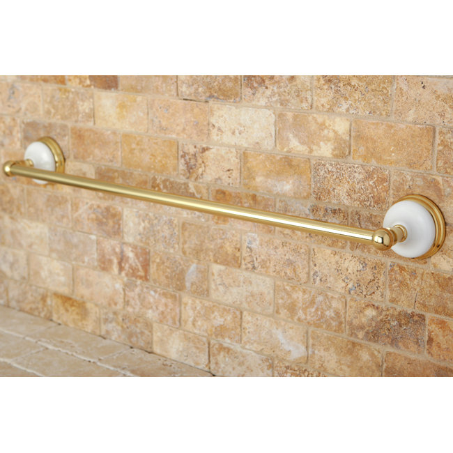 Kingston Brass Victorian 18-Inch Towel Bar, Polished Brass