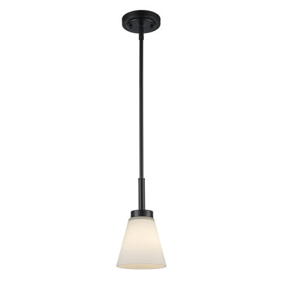 Luminaire suspendu en forme de cloche à 1 lumière