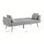 Canapé-lit rembourré de style moderne 71,65 po-351605426