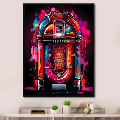 Rock N Roll Jukebox Fever II - Jukeboxes Wall Art