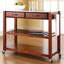 Chariot de cuisine avec plateau en acier inoxydable Haslingden-1536963604