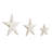 Decorative Three-Piece Wooden Stars-112558568