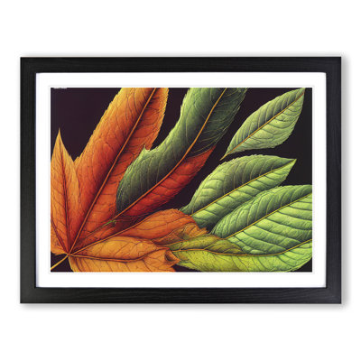 Extravagant Leaf - Single Picture Frame Print