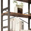 68.7" H x 31.5" W Iron Etagere Bookcase Ladder Shelf 110lbs-1489013176