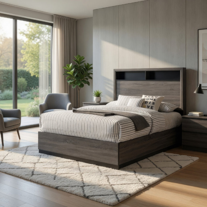Joemichael Platform Bed, King