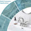 Robinet de salle de bain en nickel brossé avec 2 poignées, 4 pouces, aérateur à cascade fine et robinet de vidange escamotable. Remarque: malgré le nom, le produit ne répond pas aux normes. This Is Just For Demonstration-121639330