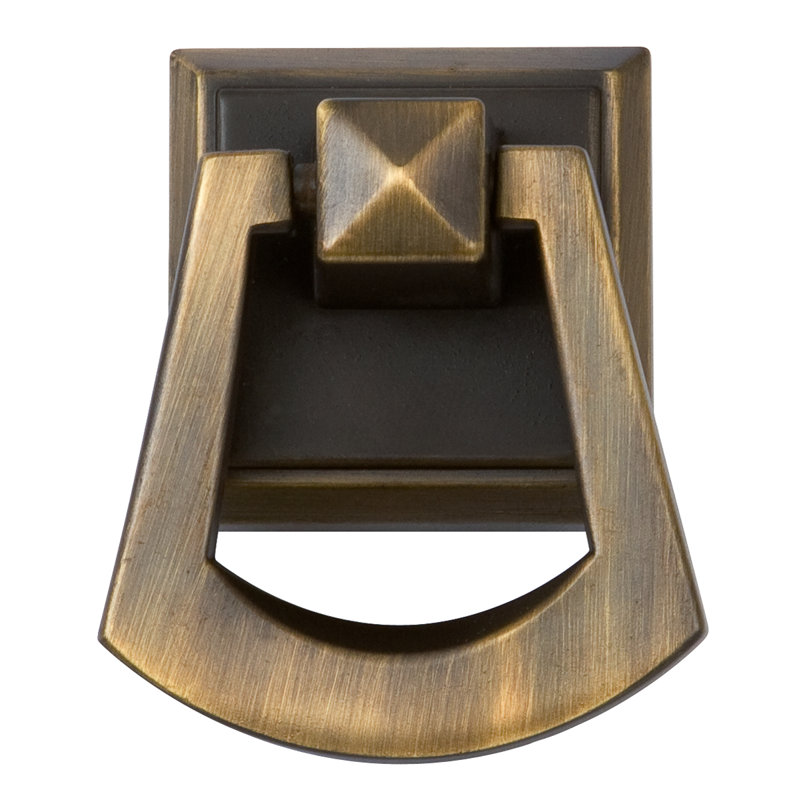 Poignée pyramidale 3 po, Laiton rétro, 1"