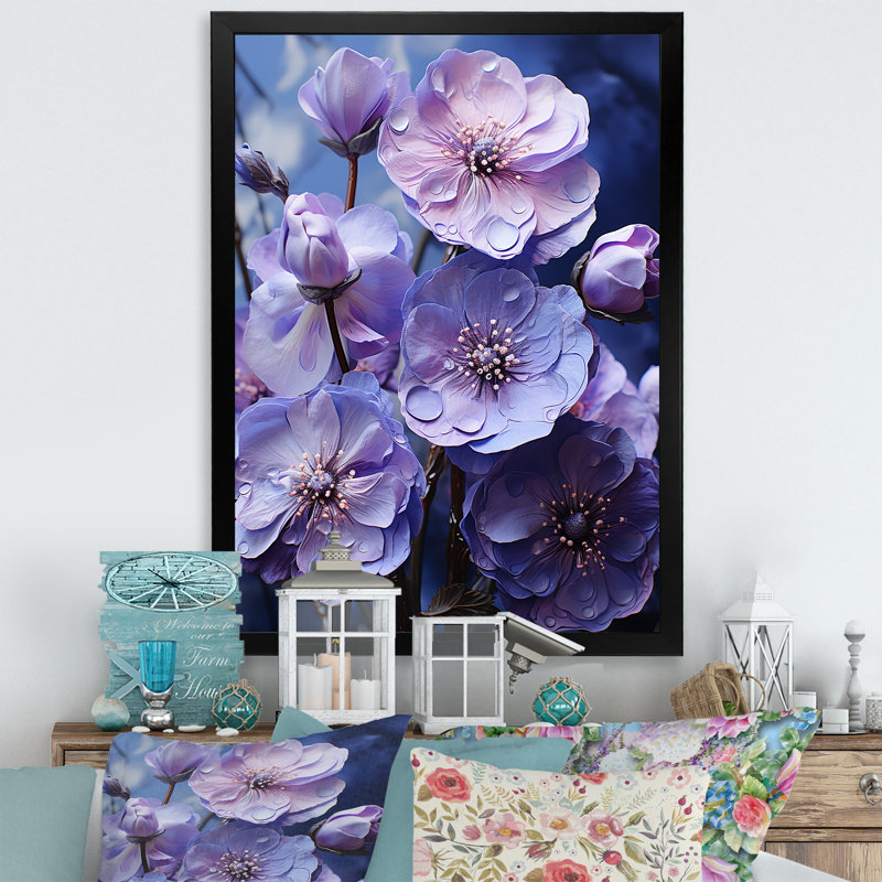 Allure mystique sur toile, Cadre simple noir, H 20 po x l 12 po x P 1 po