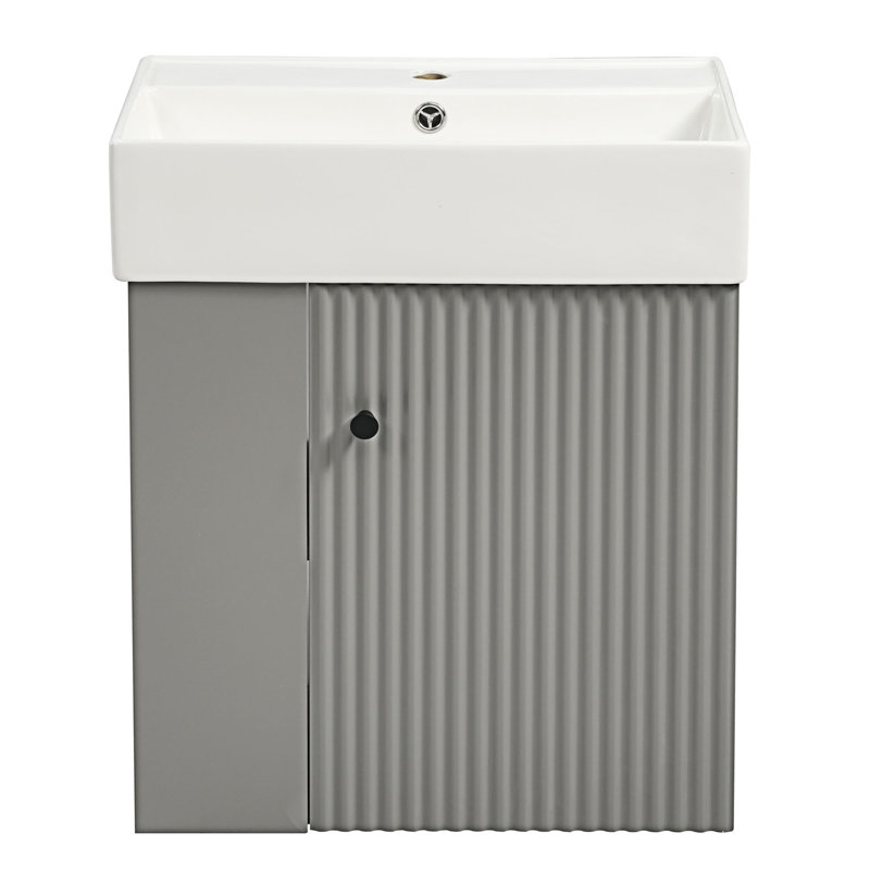 Floating Bathroom Vanity With Ceramic Basin