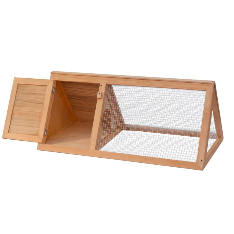 Teo Weather Resistant Rabbit Cage, Oak