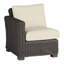 Canapé modulaire rustique tissé à gauche - gris ardoise-750632944-750637462-727089089