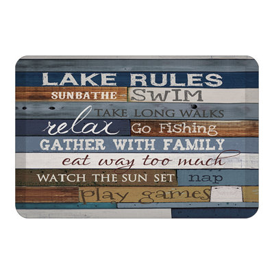 Tapis de cuisine Lake Rules
