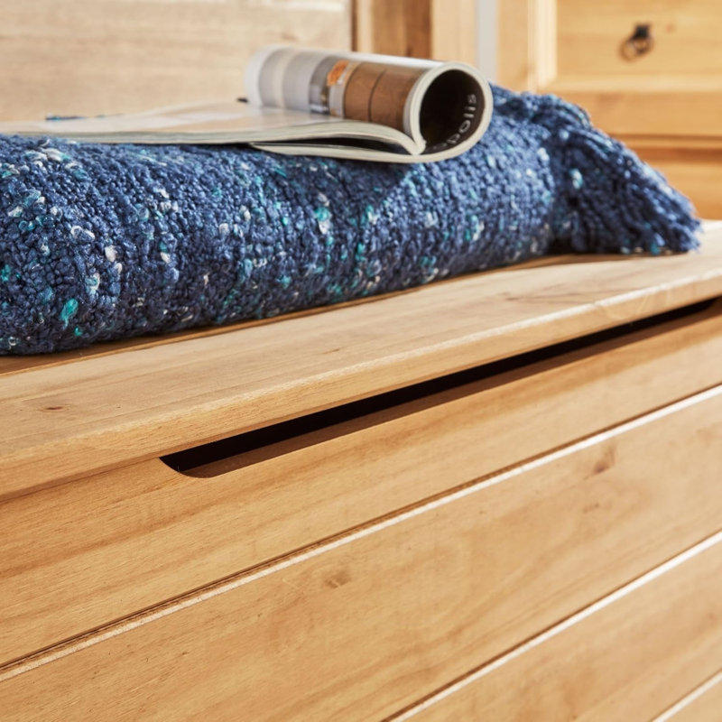 Polyester Upholstered Storage Bench