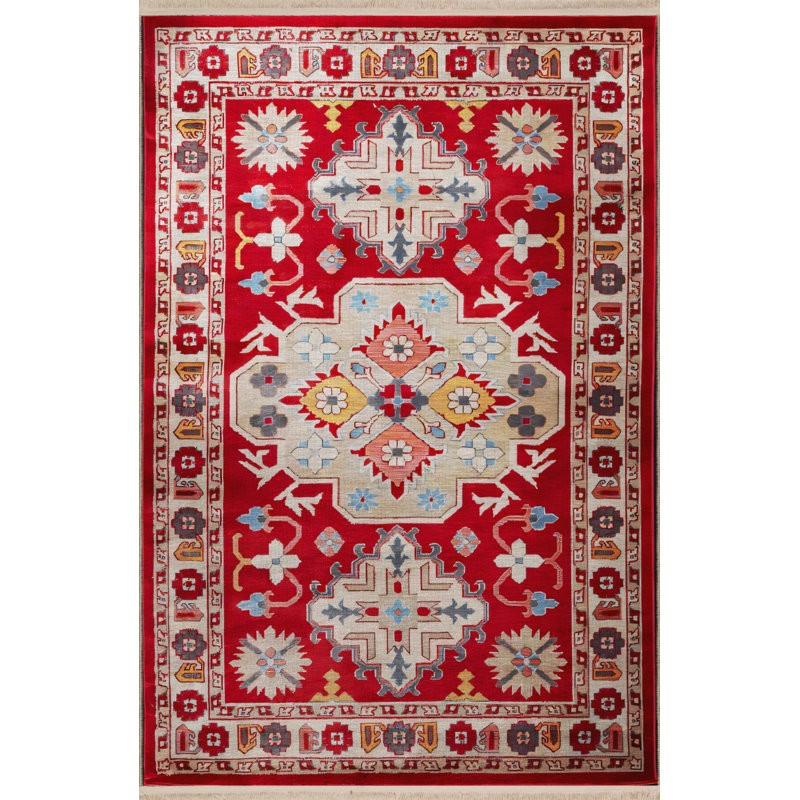 Tapis rectangulaire Wallas, Tapis de couloir 2 pi 8 po x 7 pi 11 po