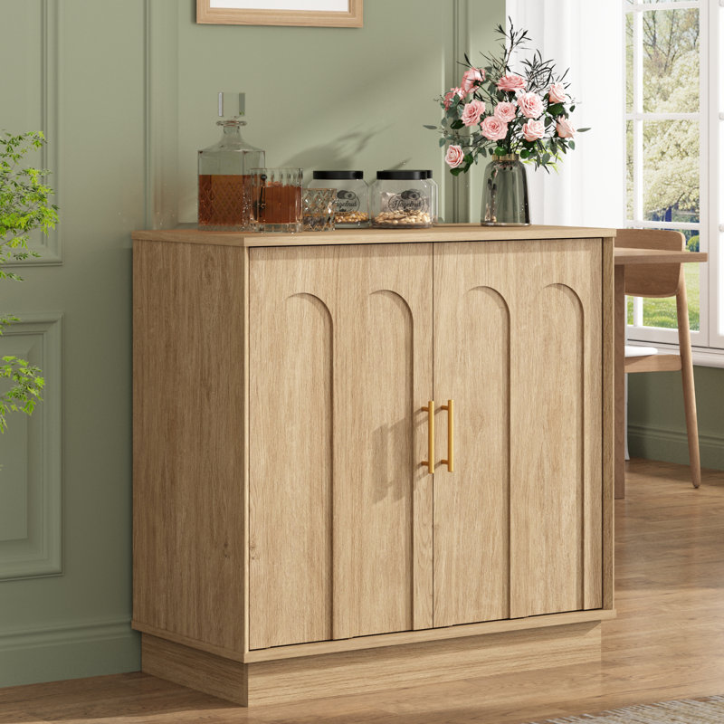 Armoire 2 portes + table basse, Chêne