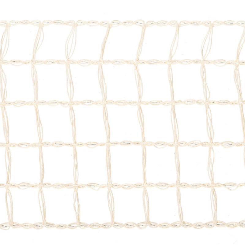 Vickerman 3.75"x10yd Thin Grid Wired Ribbon., Ivory