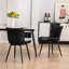 Comfortable Padded Dining Chairs with Back Easy Assembly Upholstered Side Chair, Accent Chairs for Kitchen, Dining Room-1874884569