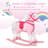 Kids Plush Pony Rocking Horse,wood-17004038