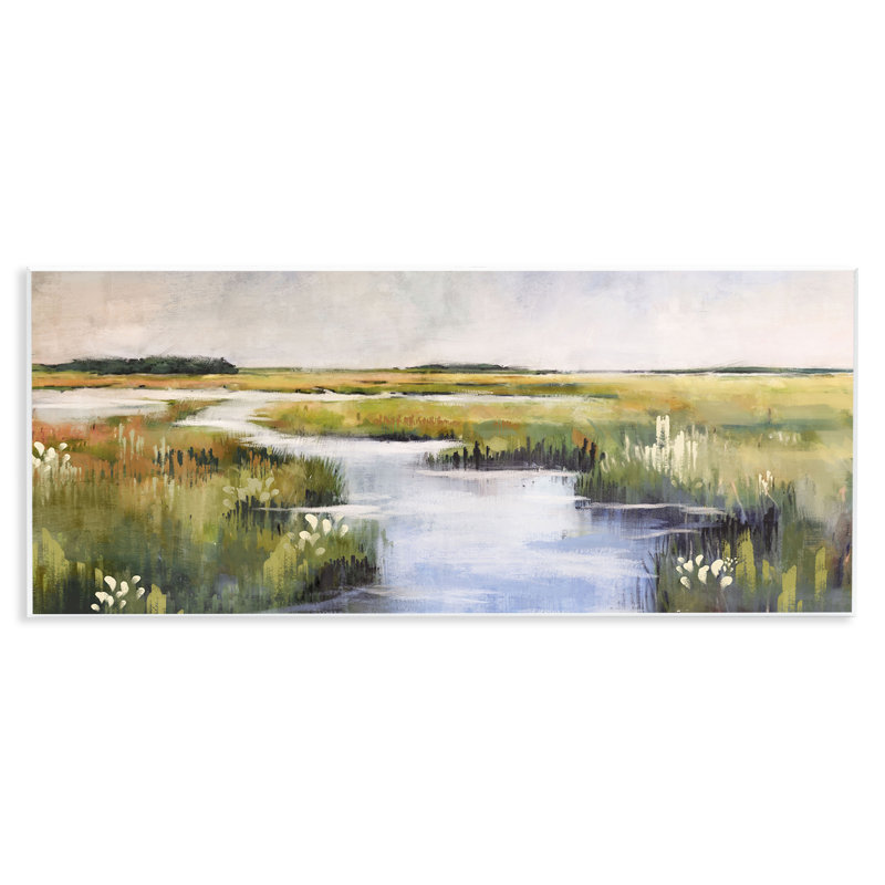 «River Through Marshlands» par Nina Blue