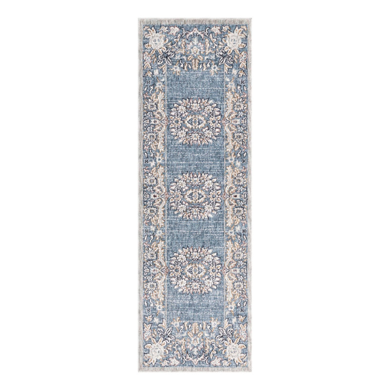 Erica Floral Indoor Rug, Runner 2' x 6'