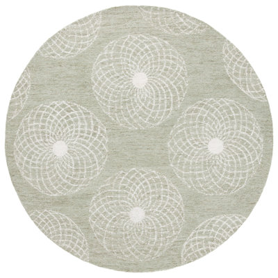 Ebony Hand Tufted Performance Geometric Rug