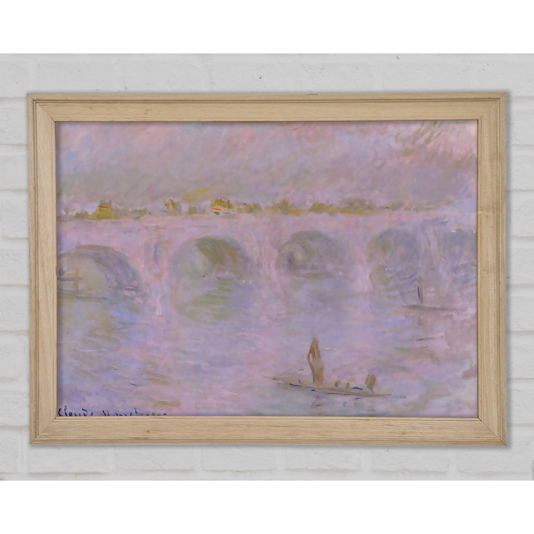 Monet Waterloo Bridge in London - Druck