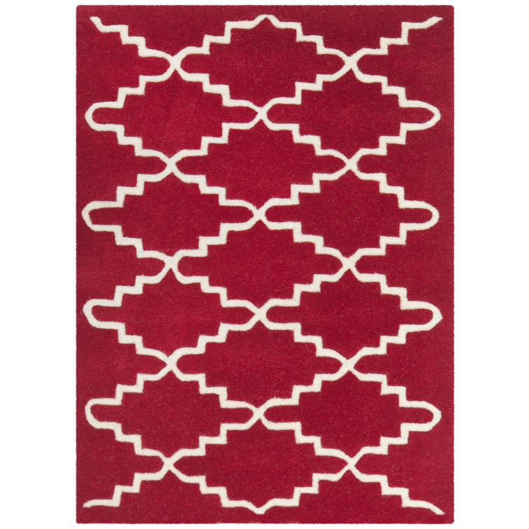 Carolene Hand Tufted Wool Geometric Rug