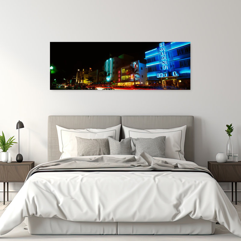 Art déco, architecture de Miami Beach, H 20 po x l 60 po