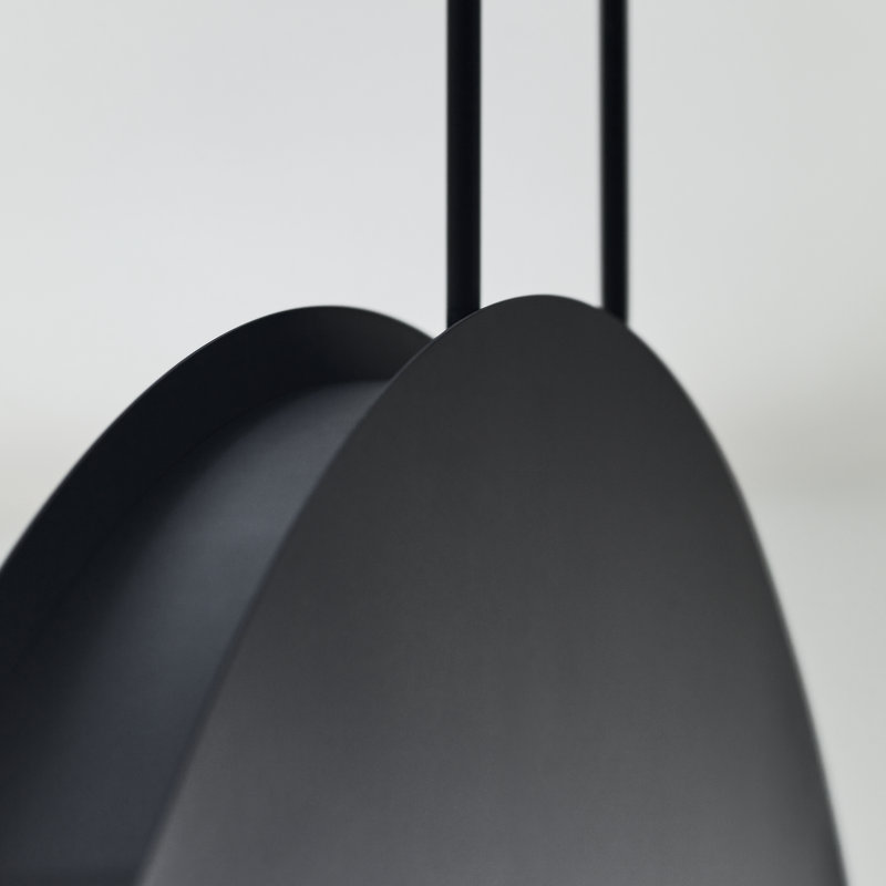 Bau 1 - Light LED Pendant, Nightshade Black