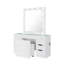 Ensemble coiffeuse blanche avec tabouret-1110702744
