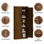 Armoire de rangement pour garde-manger de 62 po H x 31 po avec tablettes réglables Buffet d'angle pour cuisine, salon-571218034