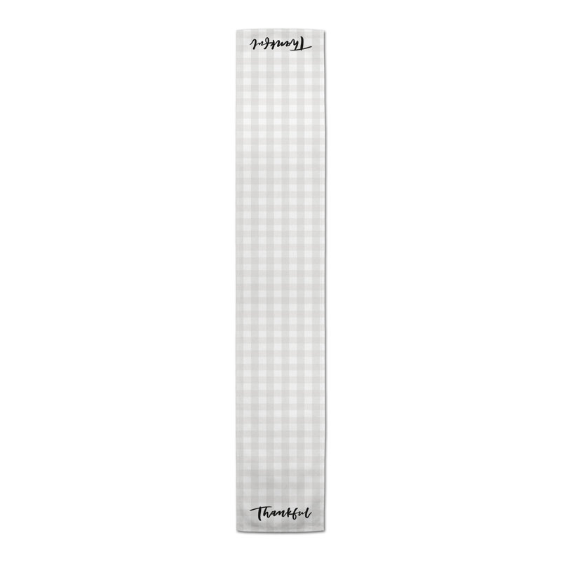 Chadarius Plaid Halloween Table Runner, 90" x 16"
