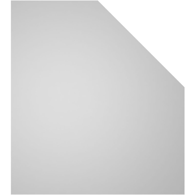Évent en demi-octogone supérieur à montage en surface Signature, H 1,5 po x L 34 po x l 38 po