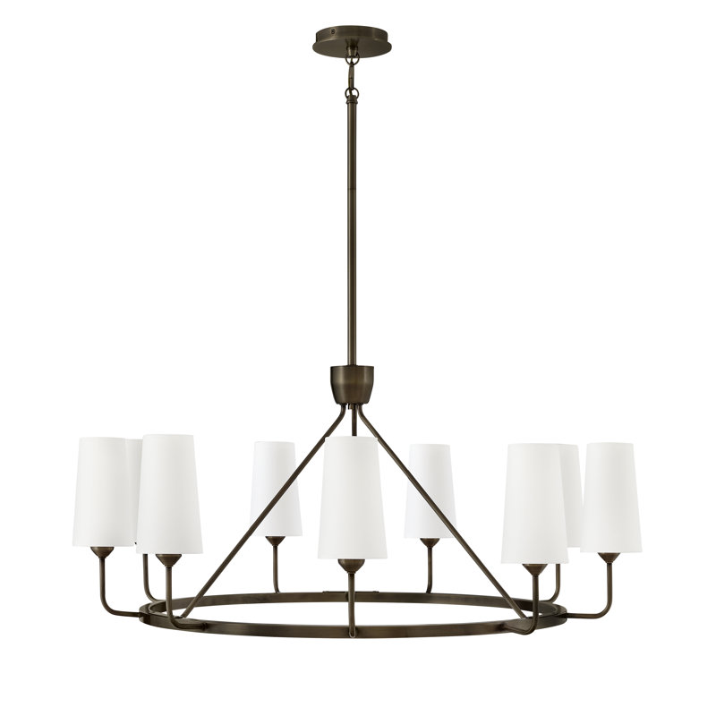 Ardea 9 - Light Dimmable Chandelier, Black Oxide