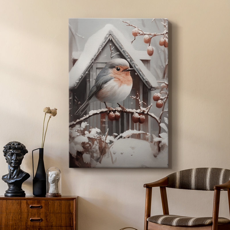 Art des Fêtes de Noël - Série 2-CCV - Cavas de galerie sur mesure, H 12 po x l 8 po