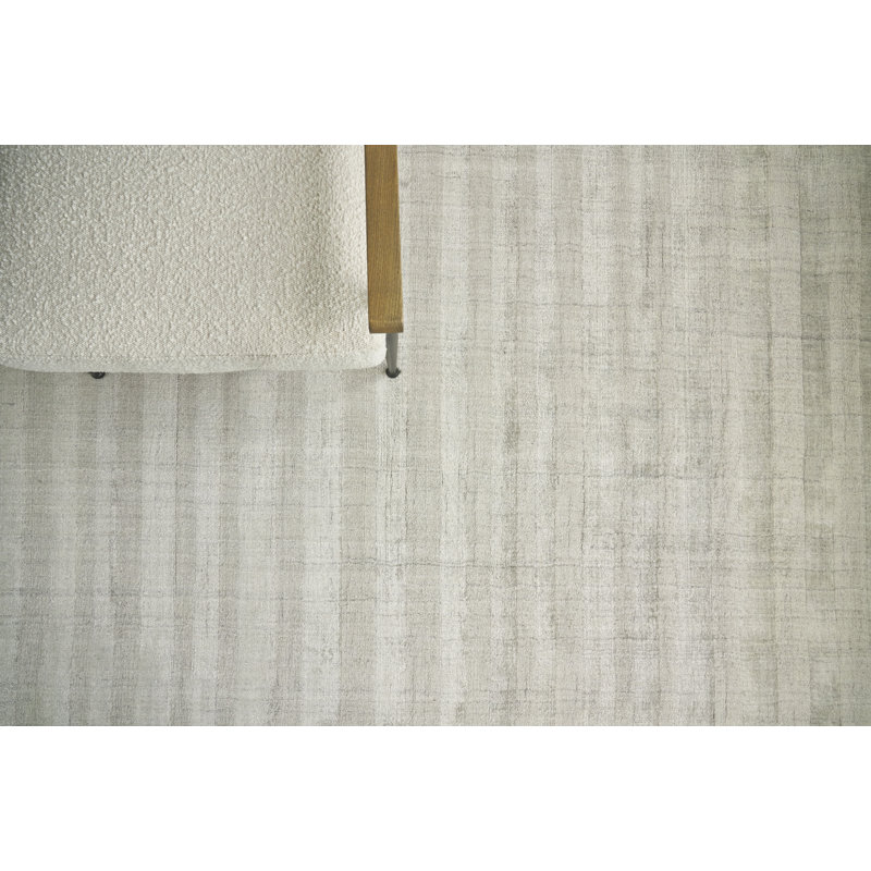 Robin Striped Area Rug in Taupe, Rectangle 12' x 15'