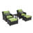 Fionnula 15-Person Patio Seating Set with Cushions-1072444114